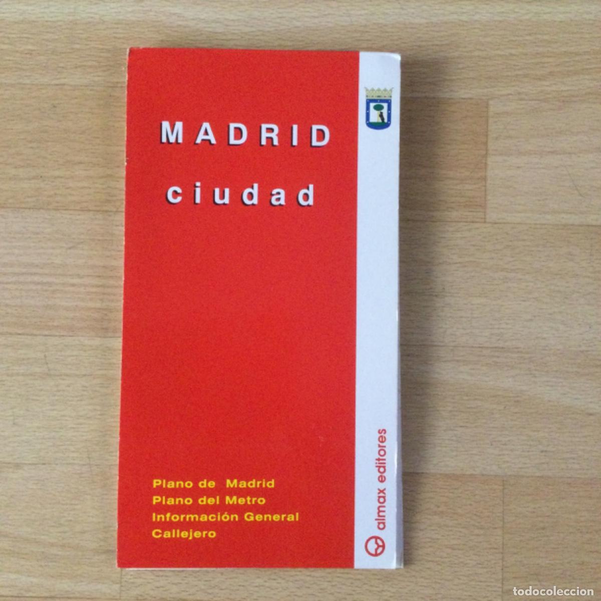 Libros: Plano de Madrid Ciudad + plano de metro. NUEVO - Foto 1