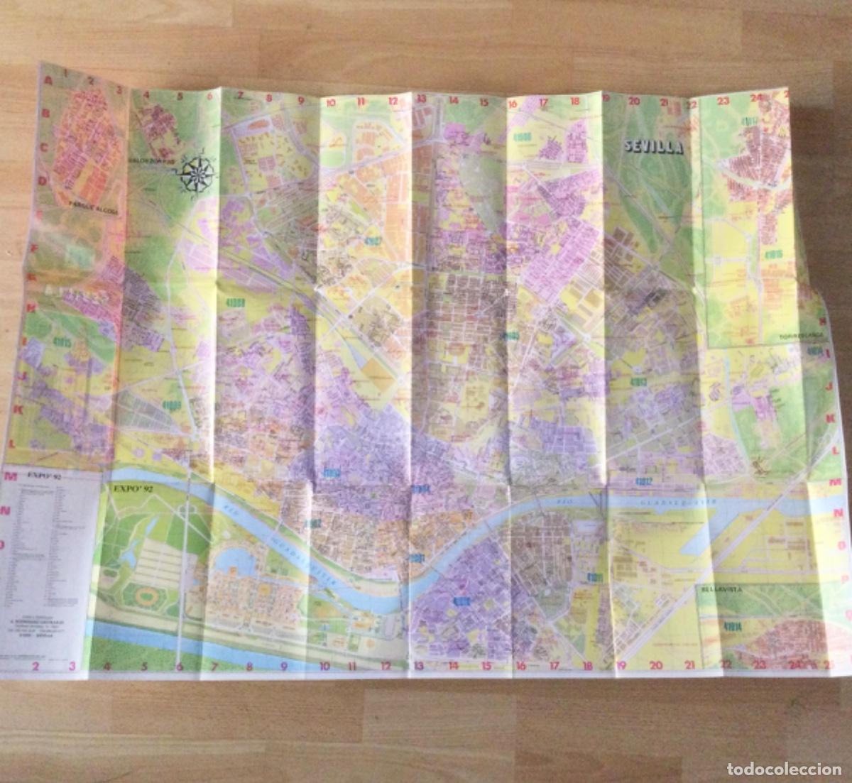 Libros: Mapa / Plano Callejero de Sevilla. NUEVO - Foto 2