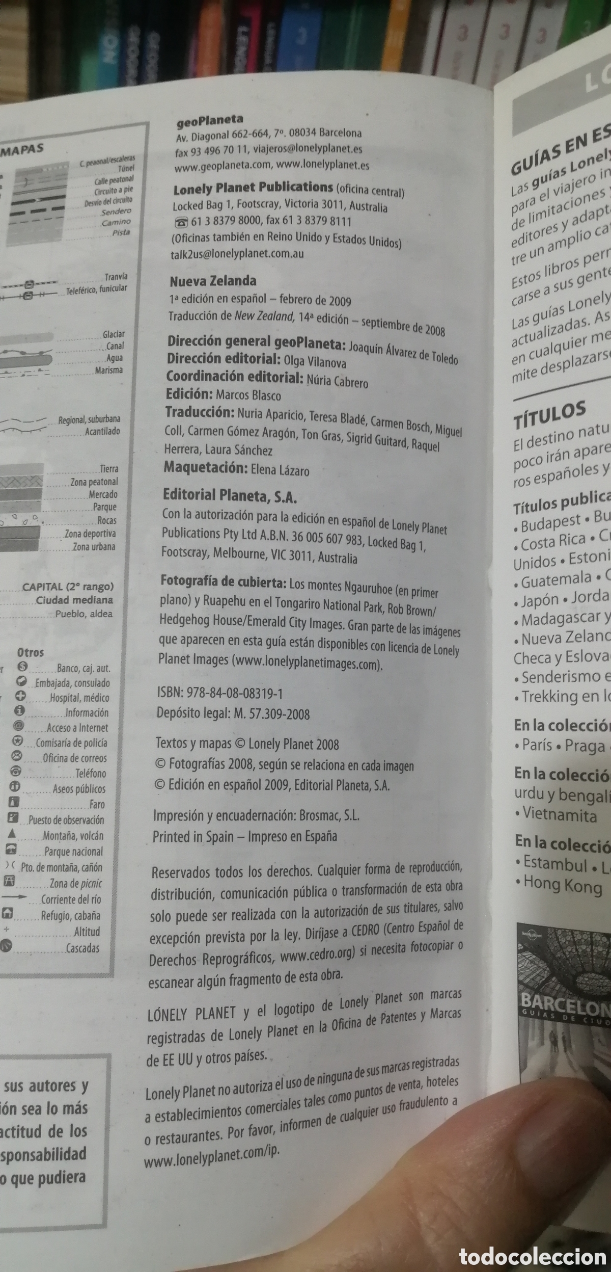 Libros: Nueva Zelanda Lonely Planet Edici&oacute;n Espa&ntilde;ol 2008 - Foto 5