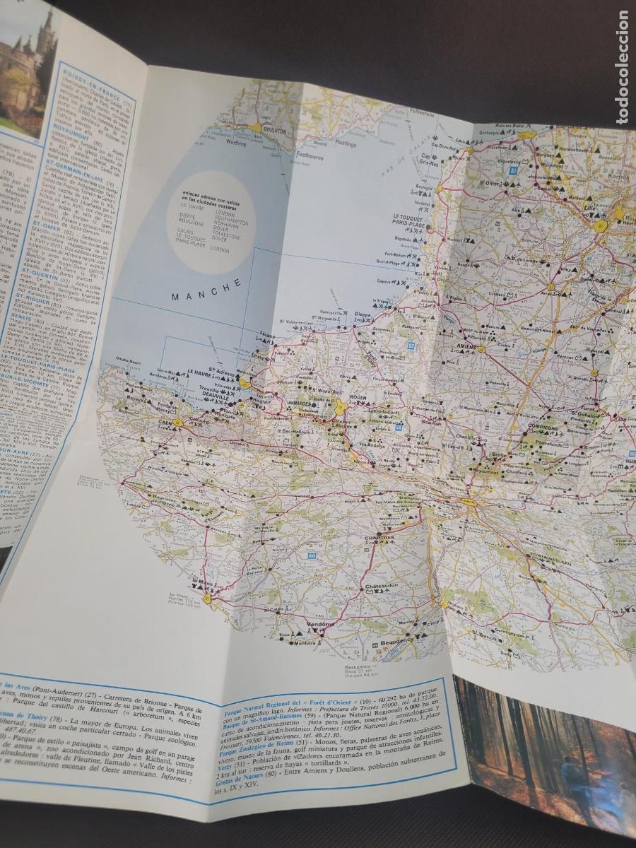 Libros: MAPA PLAN0 NORTE ISLA DE FRANCIA - Foto 3