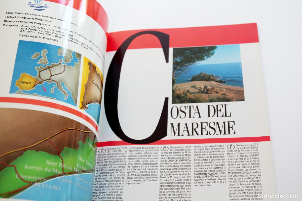 Libros: Costa del Maresme - Catalunya - Professional Touristic Guide - Foto 2