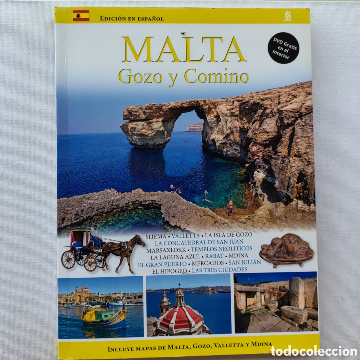 Libros: Malta, Gozo y Comino &ndash; Gu&iacute;a con DVD y mapas - Foto 1