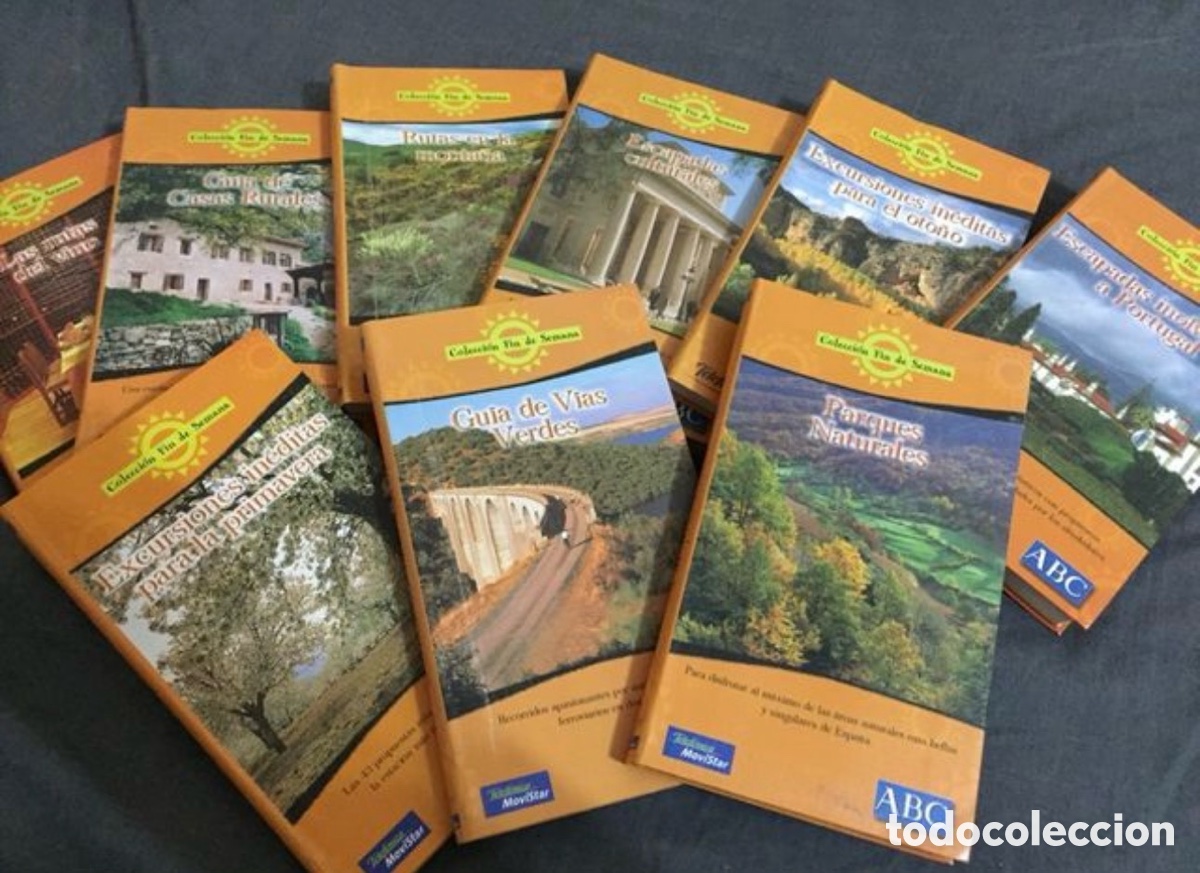 Libros: 9 libros Rutas y excursiones Espa&ntilde;a - Foto 1
