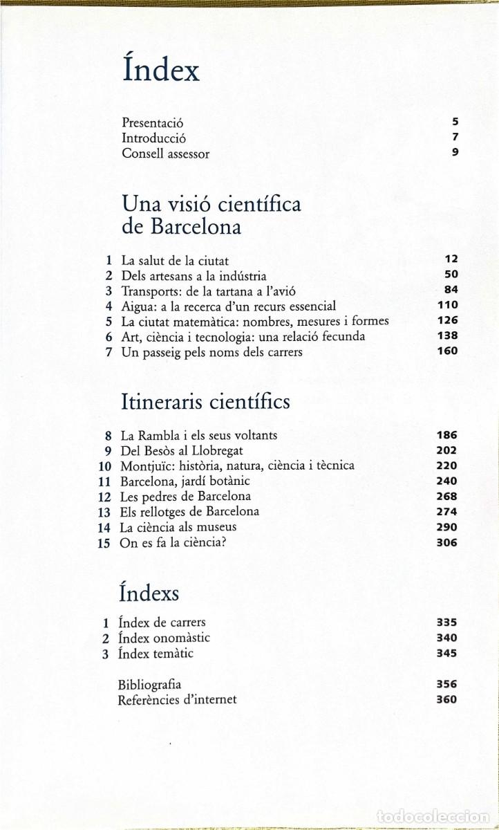 Libros: Passejades per la Barcelona cient&iacute;fica. - Foto 3