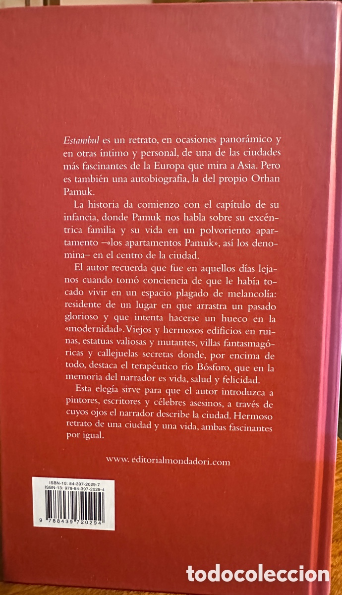 Libros: Libro ESTAMBUL CIUDAD Y RECUERDOS - Orhan Pamuk - Foto 2