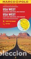Libros: USA West Marco Polo Map: Pacific Coast, Sierra Nevada, Rocky Mountains - Polo, Marco