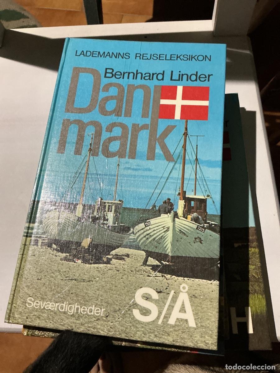 Libros: Colecci&oacute;n 4 Tomos Danmark &ndash; Bernhard Linder | Lademanns Rejseleksikon | Gu&iacute;as Vintage Dinamarca