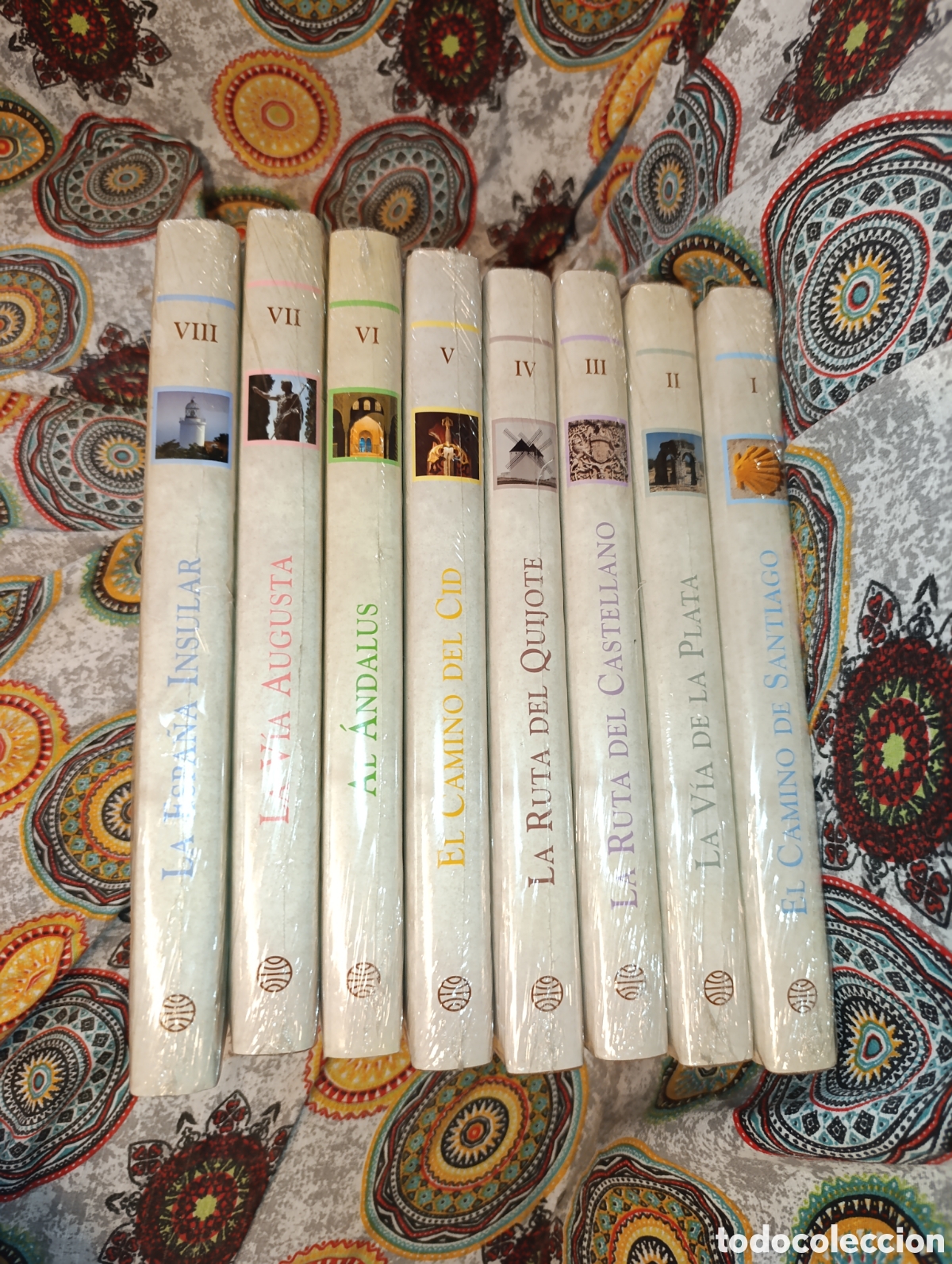 Libros: Colecci&oacute;n 8 tomos serie Rutas de Espa&ntilde;a. Editorial Planeta