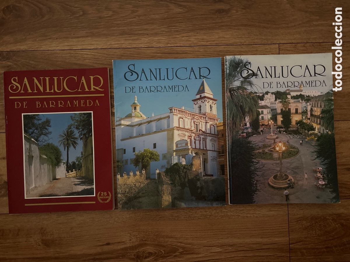 Libros: Lote de 3 revistas/libros de Sanl&uacute;car de Barrameda