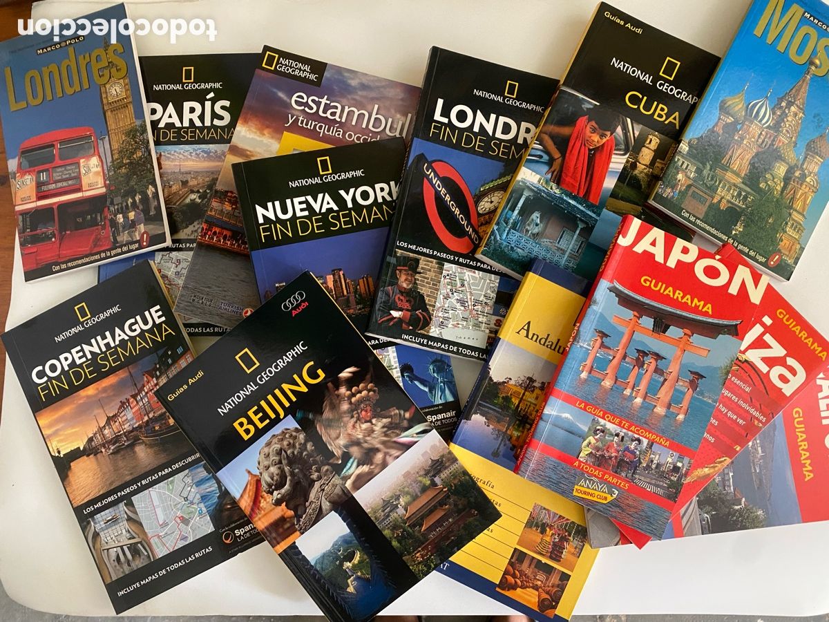 Libros: Gu&iacute;as de viaje - GRAN LOTE