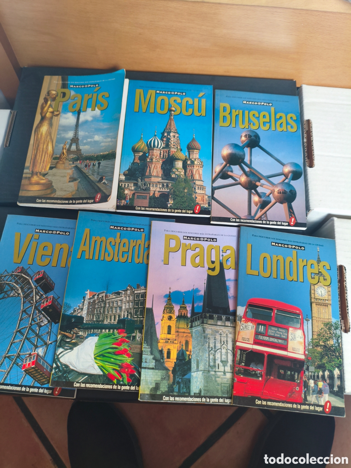 Libros: Gu&iacute;as de viaje marco polo 2003 paris Viena Londres Praga Mosc&uacute; Amsterdam Bruselas