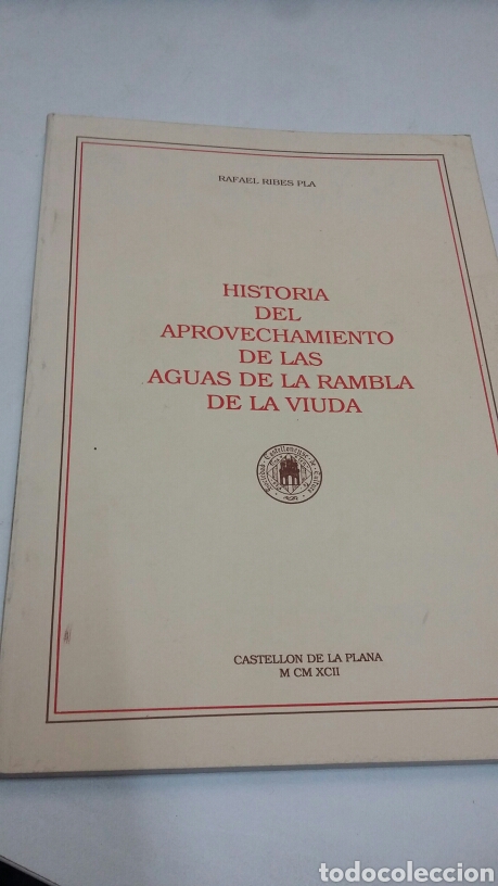 Libros: Aprovechamiento de las aguas rambla de la viuda - Foto 1