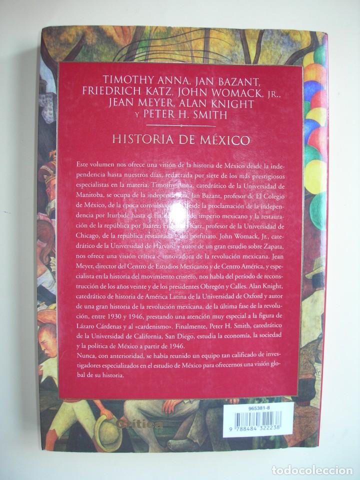Libros: HISTORIA DE MEXICO / VVAA. - Foto 2