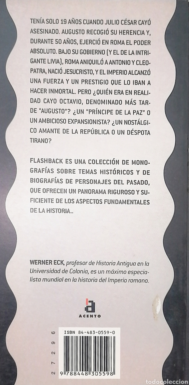 Libros: AUGUSTO. ACENTO. (N&ordm;9) WERNWER ECK - Foto 2