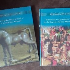 Libros: LOTE 2 LIBROS,HISTORIA DE ESPAÑA.EDICIONES FOLIO.TAPA DURA,NUEVOS,PRECINTADOS.. Lote 313737348