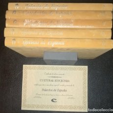 Libros: PALACIOS DE ESPAÑA - IGLESIAS DE ESPAÑA - CATEDRALES DE ESPAÑA -5 TOMOS SIN USAR,ALGUNOS PRECINTADOS. Lote 320693838