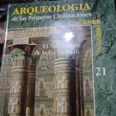 Libros: BARIBOOK MBL ARQUEOLOGÍA DE LAS PRIMERAS CIVILIZACIONES 21 EL NACIMIENTO DE LA ESCRITURA I FOLIO. Lote 364864451