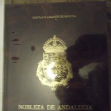 Libros: ANTIGUO LIBRO ” NOBLEZA DE ANDALUCIA ” PRECINTADO. Lote 401368679