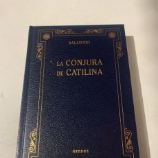 Libros: NUEVO LA CONJURA DE CATILINA - GRANDES HISTORIADORES GRECIA Y ROMA GREDOS