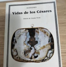 Libros: SUETONIO. VIDAS DE LOS CÉSARES. HISTORIA DE ROMA. HISTORIA ANTIGUA