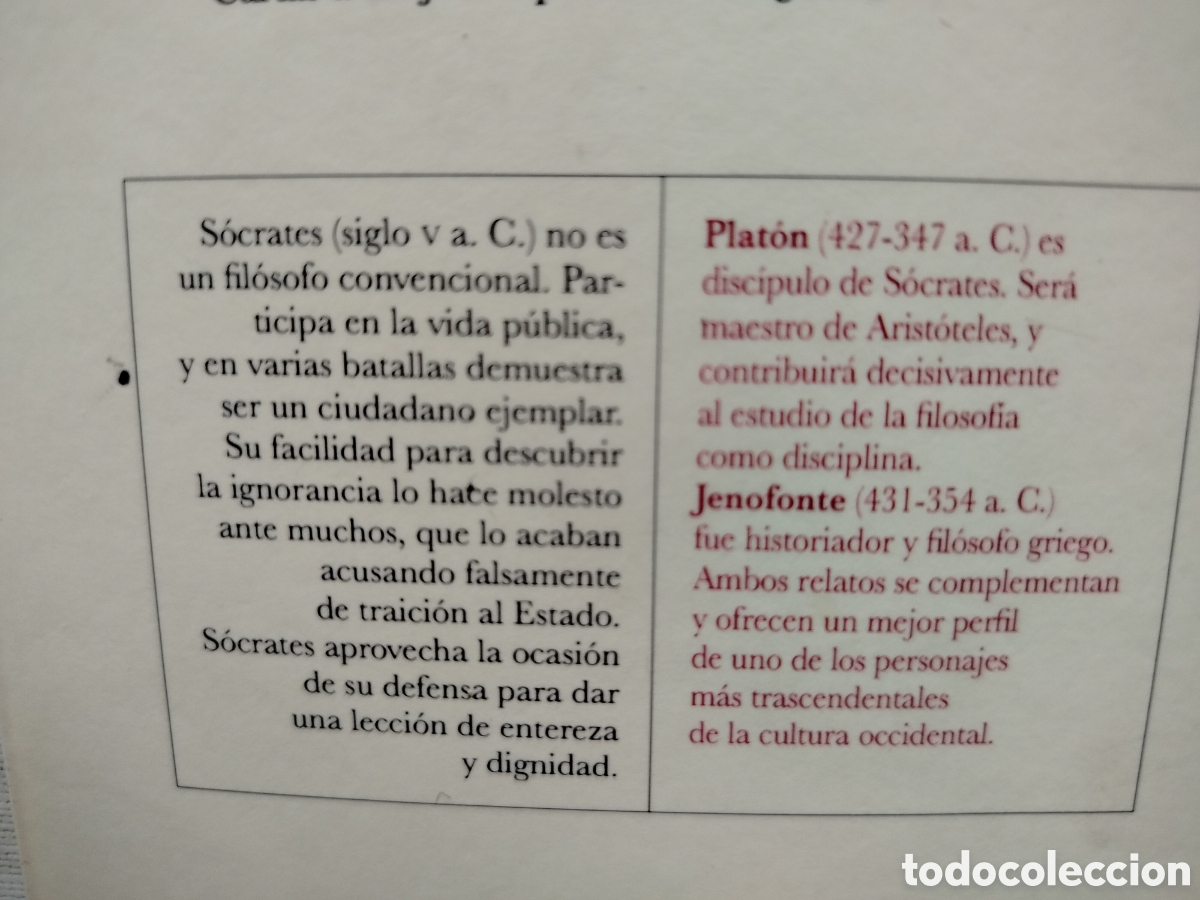 Libros: Apolog&iacute;a de S&oacute;crates - Foto 3