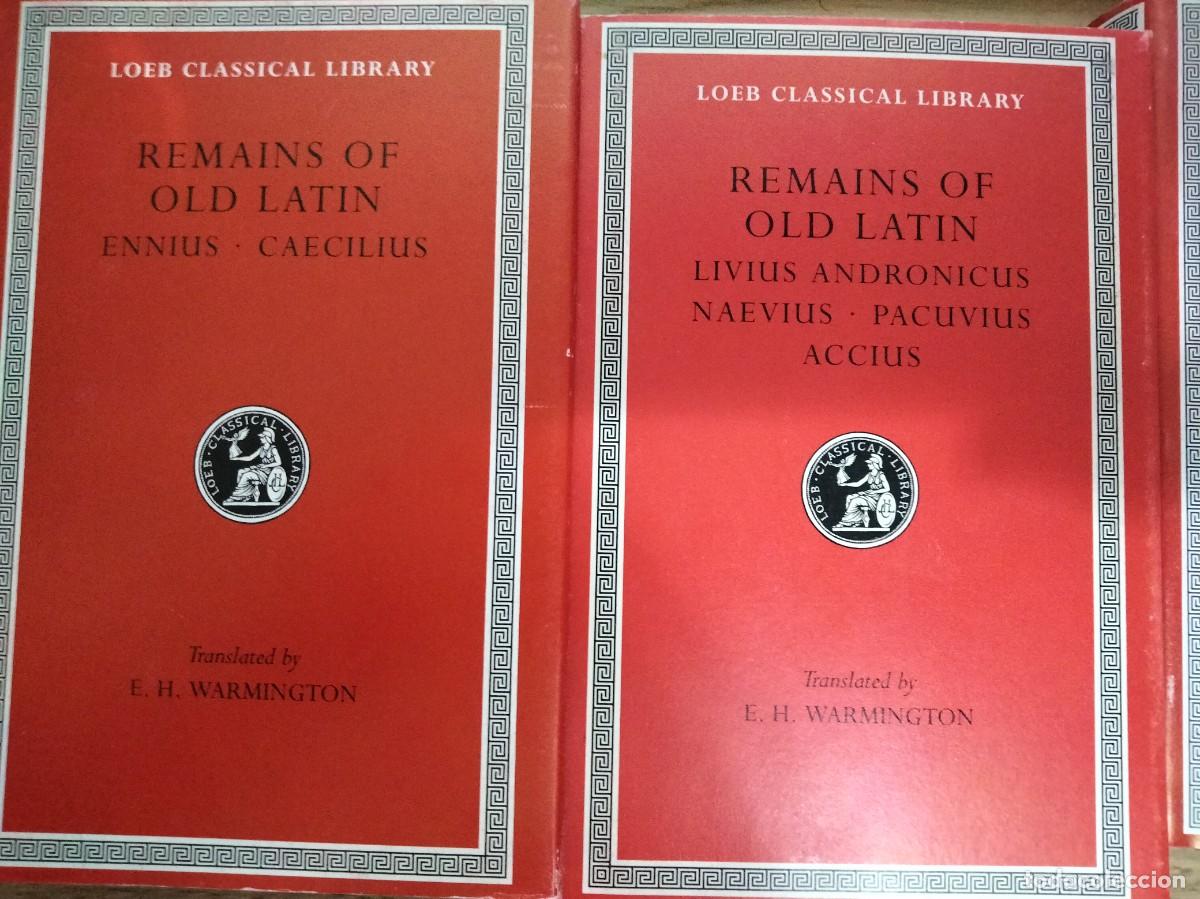 Libros: Remains of old latin. Latin Arcaico. Historia de Roma. Nevio, Livio Andronico, Enio, Pacuvio, Accio
