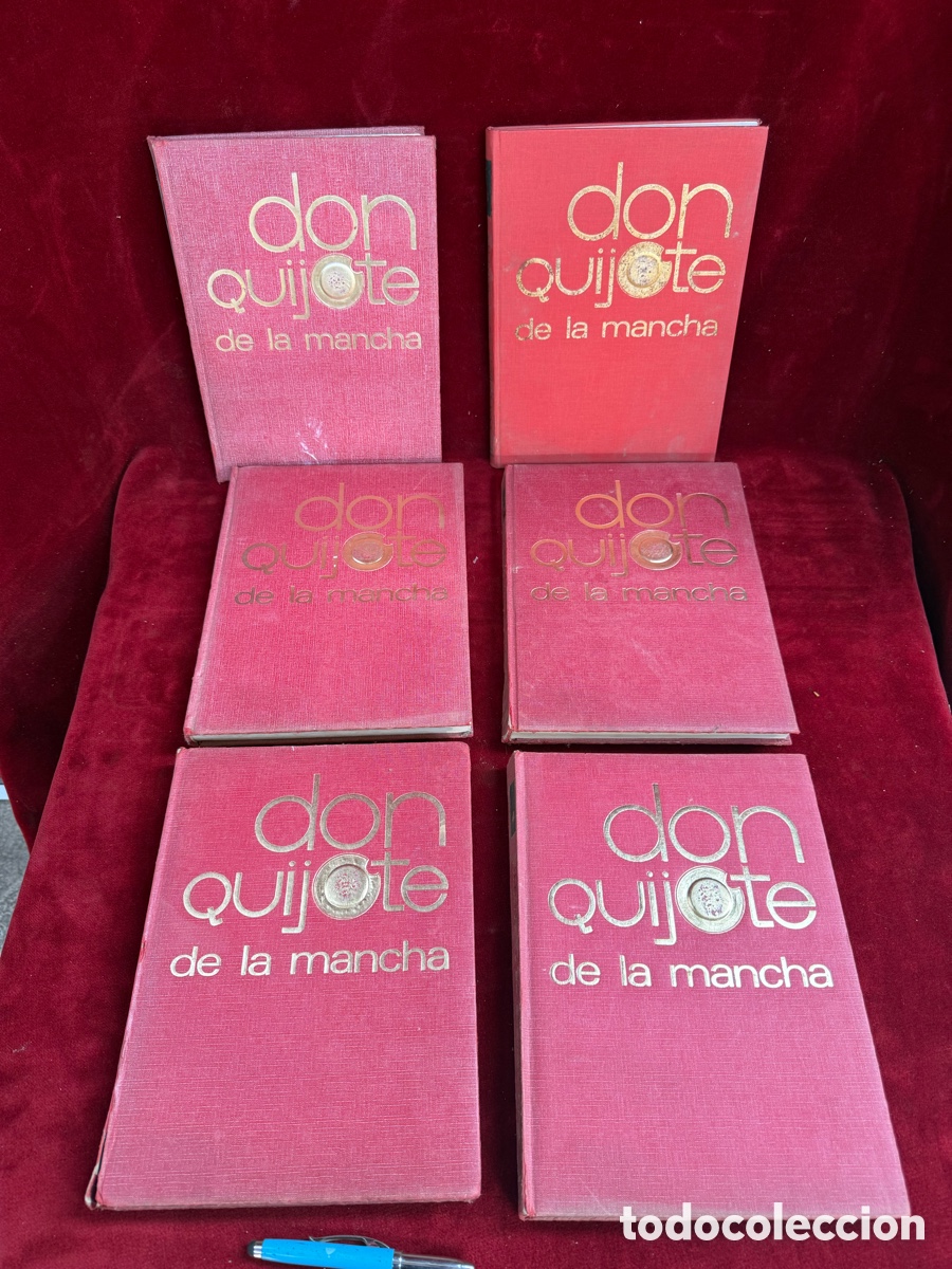 Libros: Lote 6 tomos Don Quijote de la Mancha!Edici.Naranco