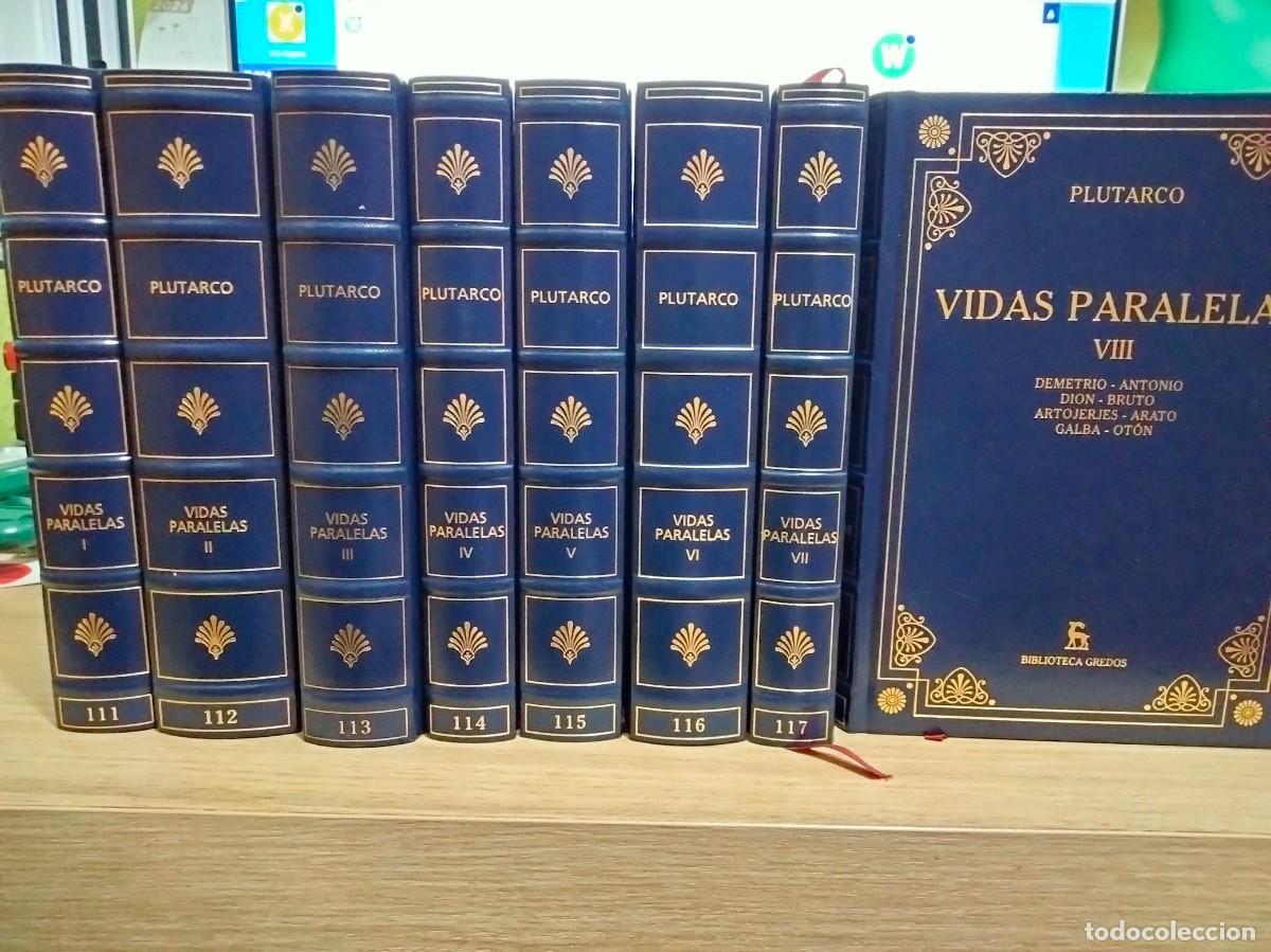 Libros: Plutarco. Vidas paralelas. Gredos. Historia de roma, literatura clasica.