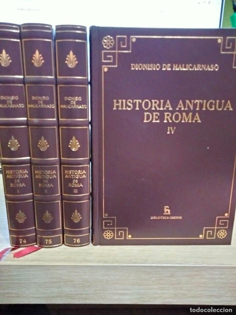 Libros: Dionisio de Halicarnaso. Historia Antigua de Roma. Gredos.