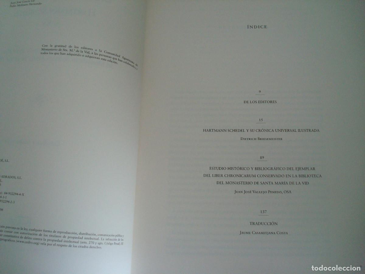 Libros: Libro estudio del facs&iacute;mil Liber Chronicarum de Silo&eacute; - Foto 3