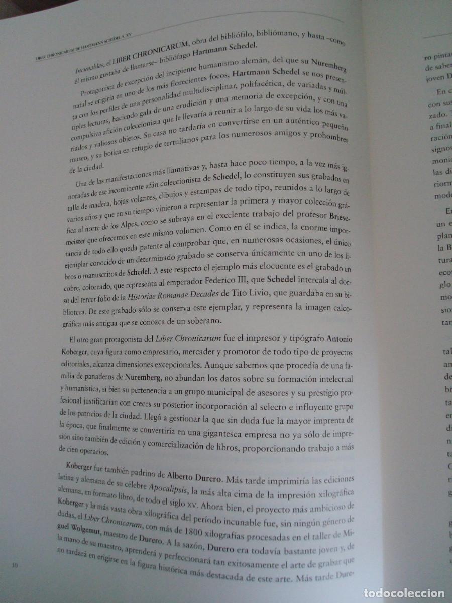 Libros: Libro estudio del facs&iacute;mil Liber Chronicarum de Silo&eacute; - Foto 5