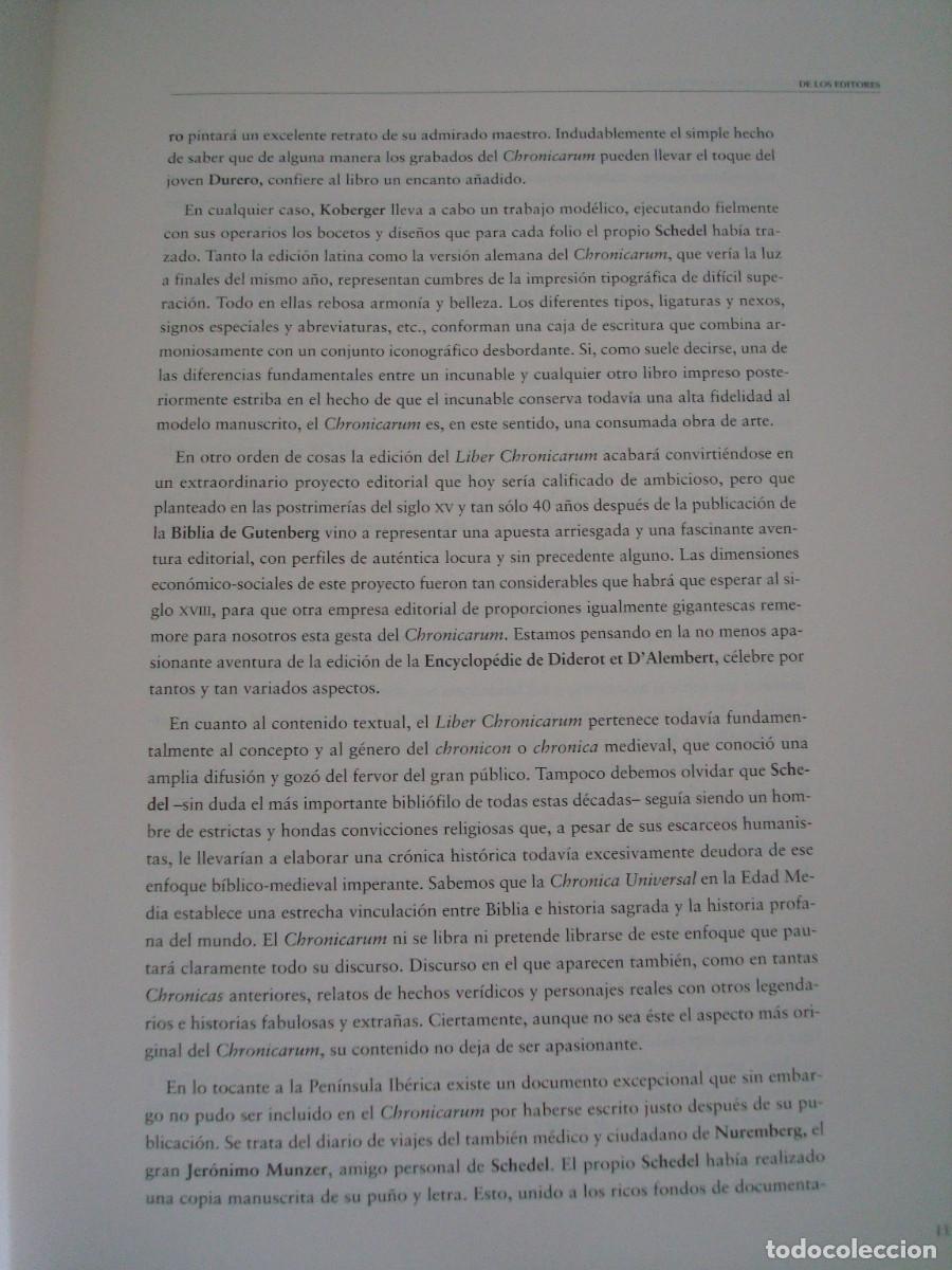 Libros: Libro estudio del facs&iacute;mil Liber Chronicarum de Silo&eacute; - Foto 6