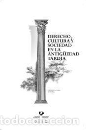 Libros: Derecho, cultura y sociedad en la antig&uuml;edad tard&iacute;a - Osaba Garc&iacute;a, Esperanza (ed.)