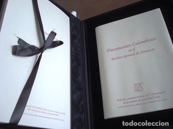 Libros: Documentos colombinos en el Archivo General de Simancas. Facs&iacute;mil - Foto 1