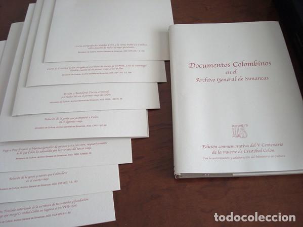 Libros: Documentos colombinos en el Archivo General de Simancas. Facs&iacute;mil - Foto 2