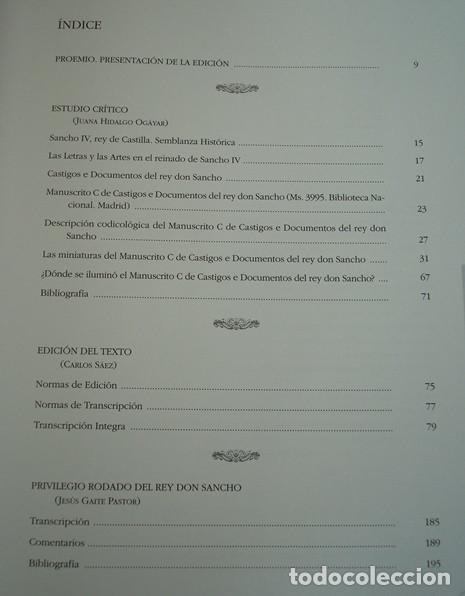 Libros: Castigos e Documentos del Rey Don Sancho, s. XIII. Facs&iacute;mil - Foto 11