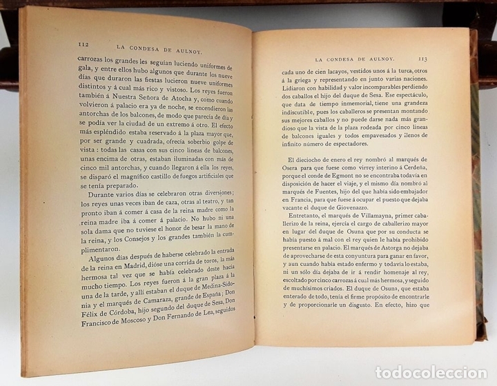 Libros: LA CONDESA DE AULNOY. MEMORIAS DE LA CORTE DE ESPAÑA. M. CARETTE. S/F. - Foto 5 - 115685935