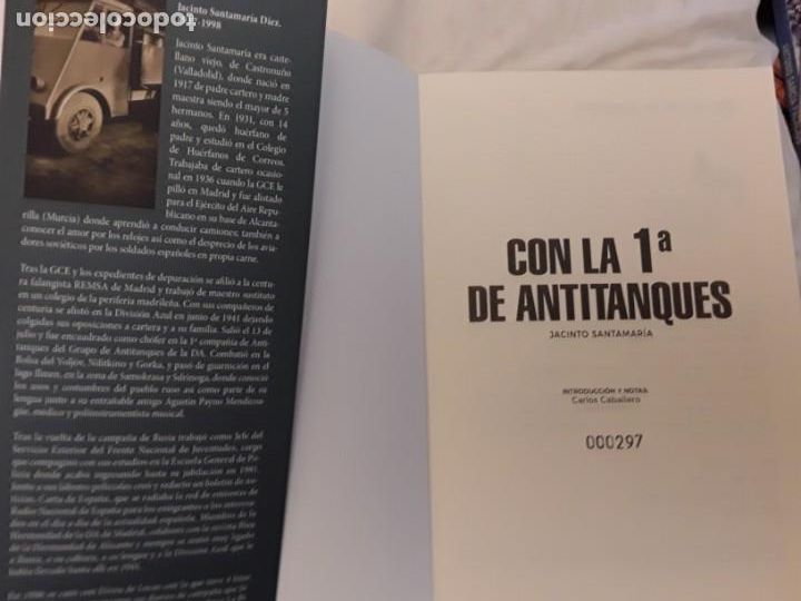 Libros: Con la primera de antitanques ( edici&oacute;n limitada y numerada) - Foto 3