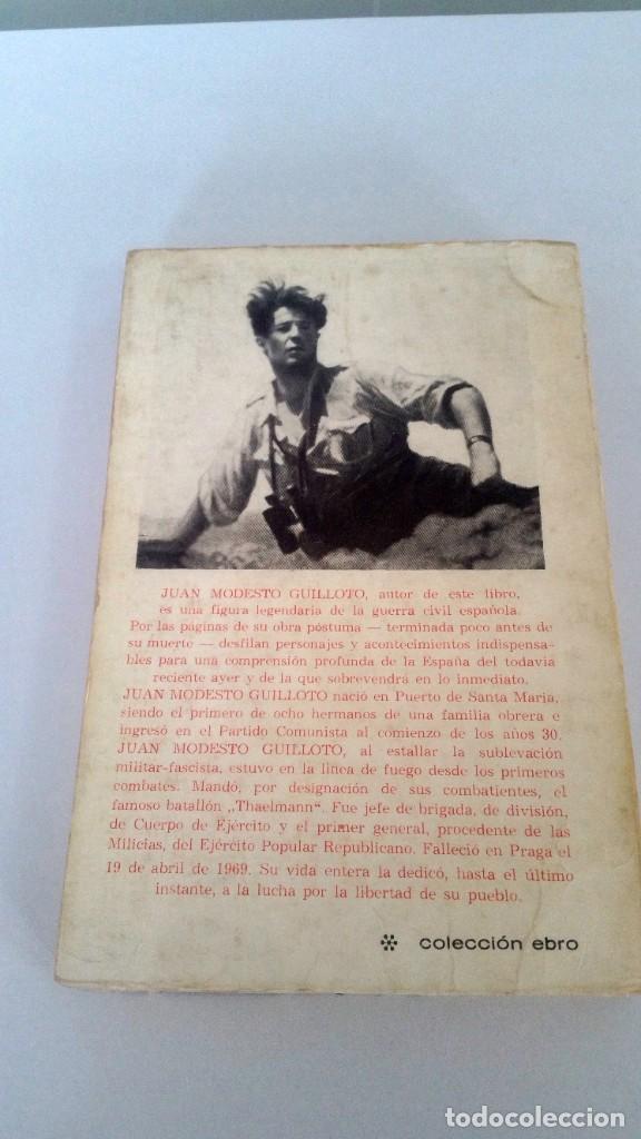 Libros: Soy del quinto regimiento. Juan Modesto. - Foto 3