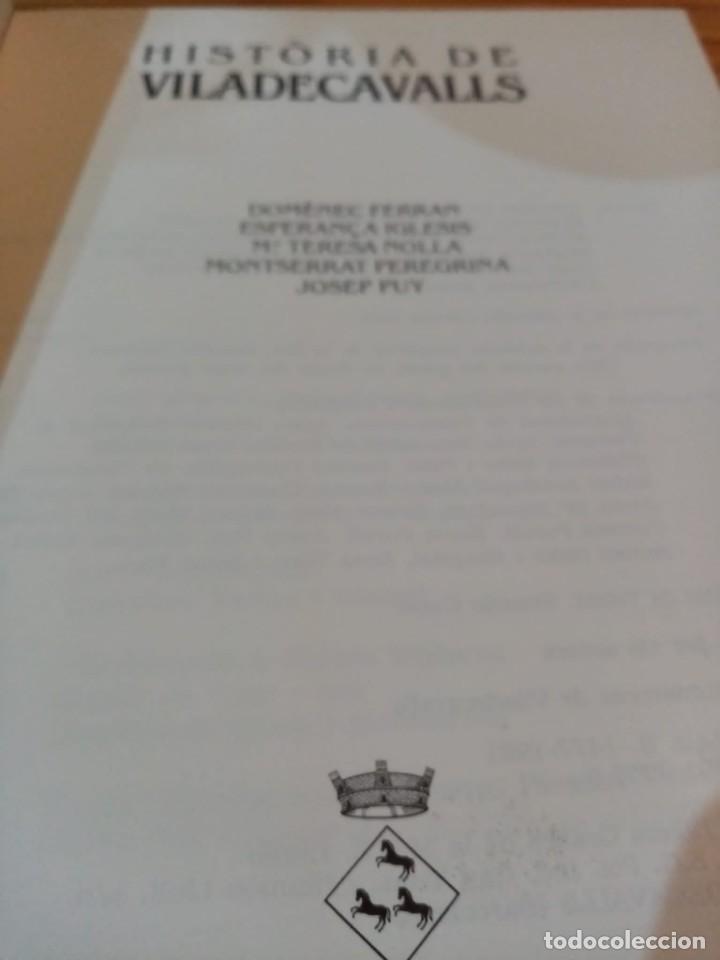 Libros: Libro de la historia de Viladecavalls - Foto 2