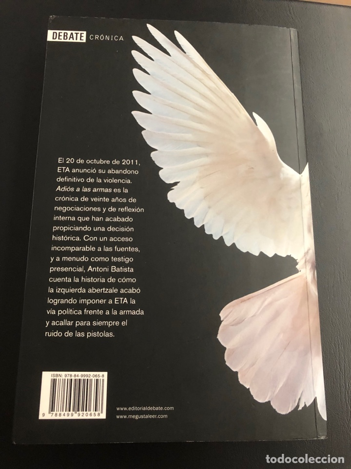Libros: LIBRO ADI&Oacute;S A LAS ARMAS. EL FINAL DE ETA - Foto 2