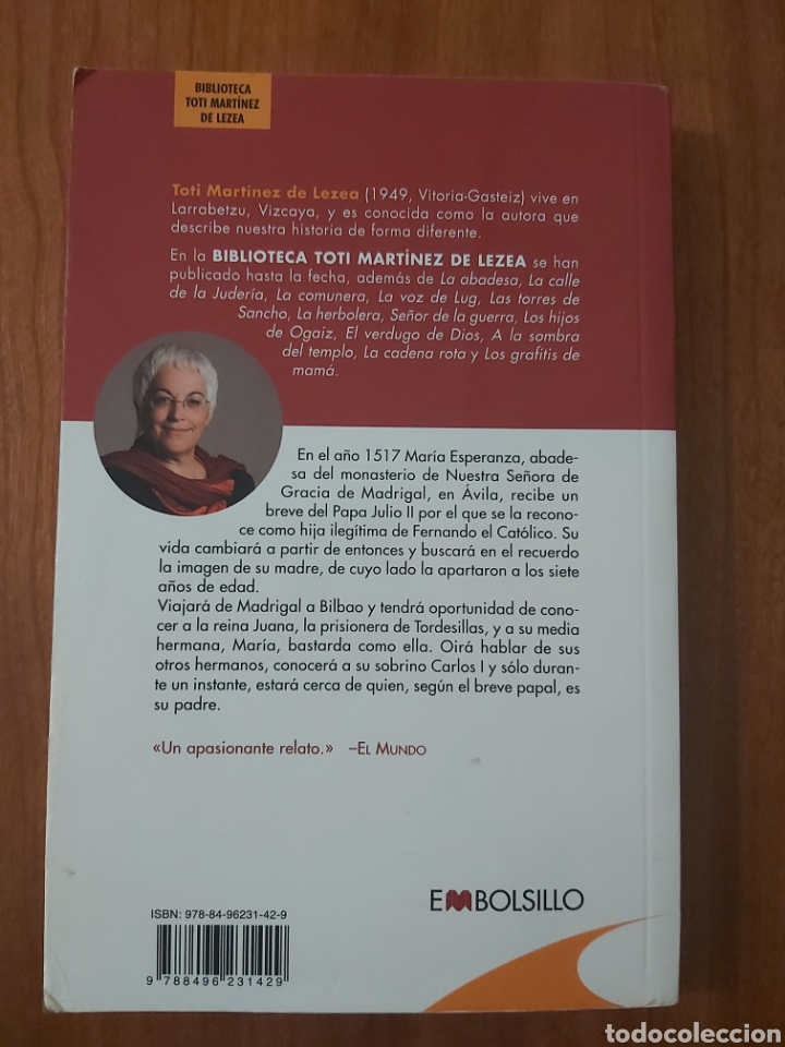 Libros: LA ABADESA.Maria,la Excelenta. - Foto 2