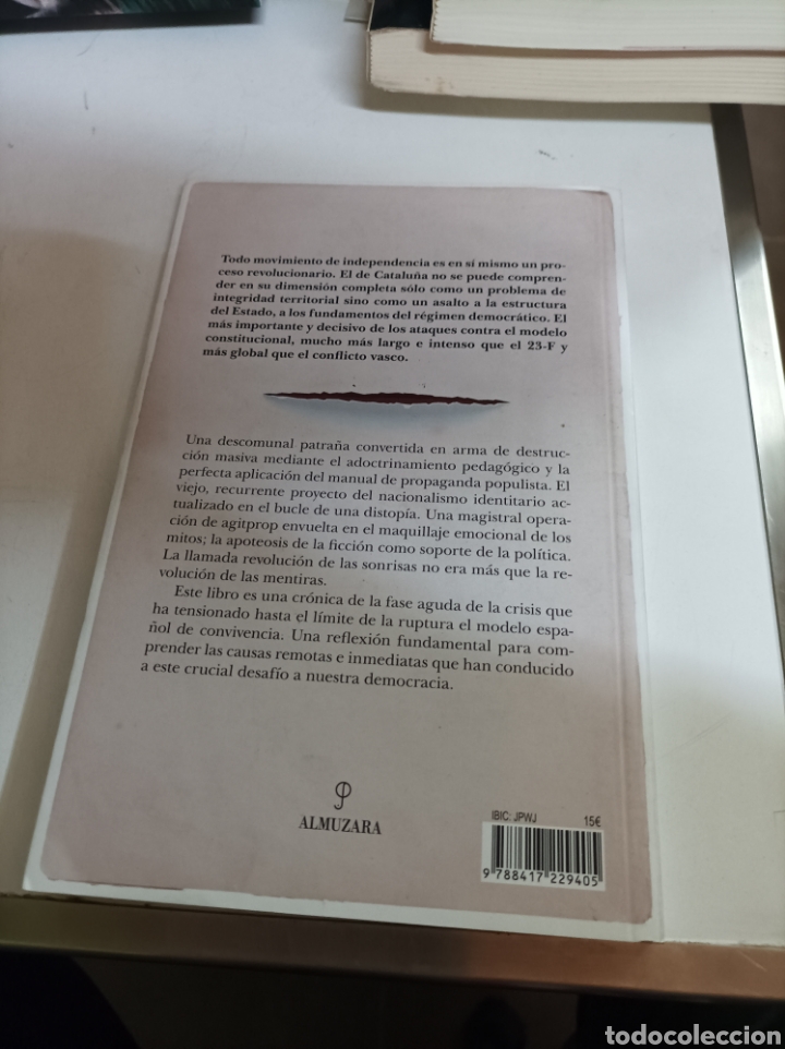 Libros: CATALU&Ntilde;A LA HERIDA DE ESPA&Ntilde;A . IGNACIO CAMACHO 2017 - Foto 2