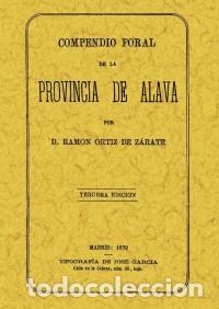 Libros: COMPENDIO FORAL DE LA PROVINCIA DE ALAVA - Foto 1