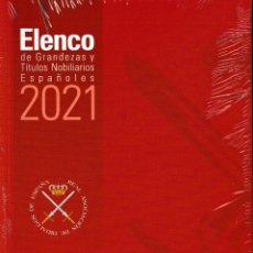 Libros: ELENCO DE GRANDEZAS Y TÍTULOS NOBILIARIOS ESPAÑOLES 2021 - ED. HIDALGUÍA, 2022. Lote 342858968