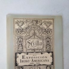 Libros: SEVILLA, RECUERDOS DE LA EXPOSICIÓN IBERO - AMERICANA ( 1929 - 1930 ). Lote 362062845