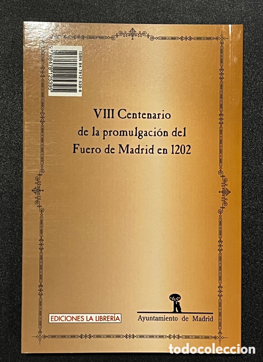 Libros: Fuero de Madrid (2002) VIII Centenario - Foto 2