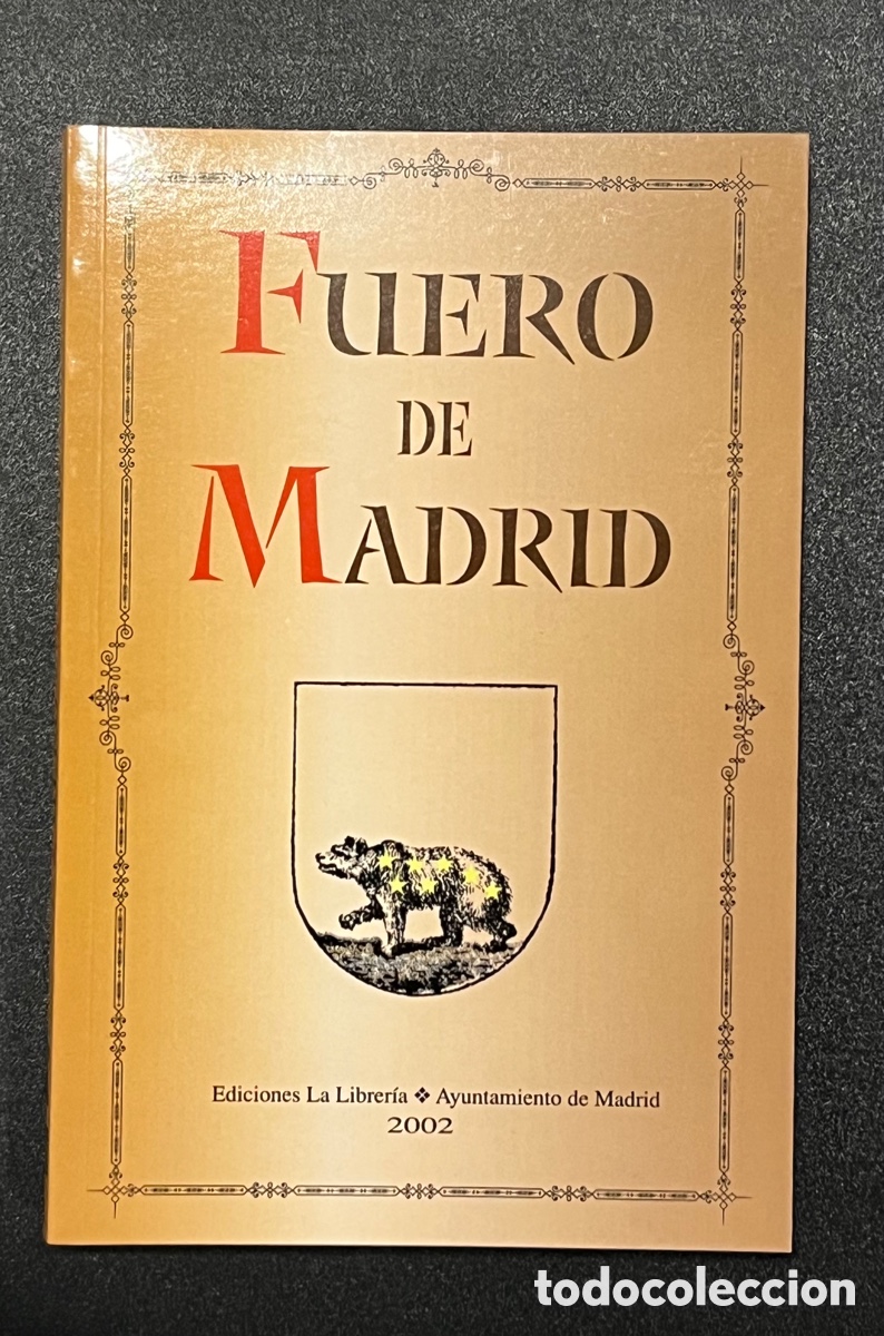 Libros: Fuero de Madrid (2002) VIII Centenario - Foto 1