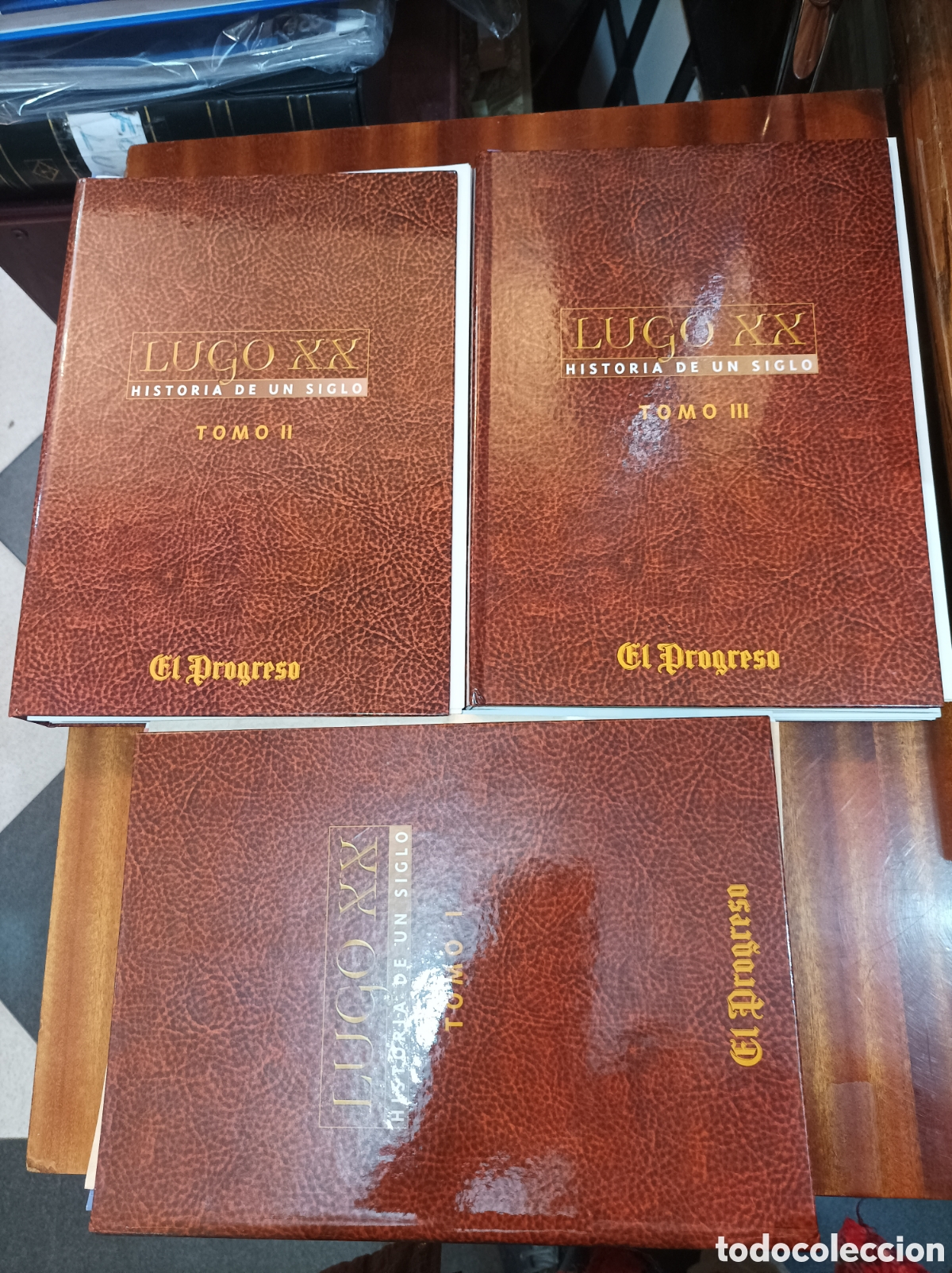 Libros: HISTORIA DE UN SIGLO LUGOXX.EL PROGRESO COMPLETOS LOS 3 TOMOS - Foto 1