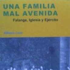 Libros: FAMILIA MAL AVENIDA, UNA - LAZO, ALFONSO